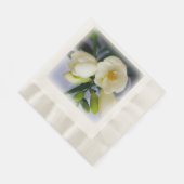 Weißgelbes Gefriermittel Serviette (Ecke)