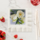 Weißgelbes Gefriermittel Serviette (Beispiel)