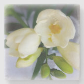 Weißgelbes Gefriermittel Steinuntersetzer (Vorderseite)