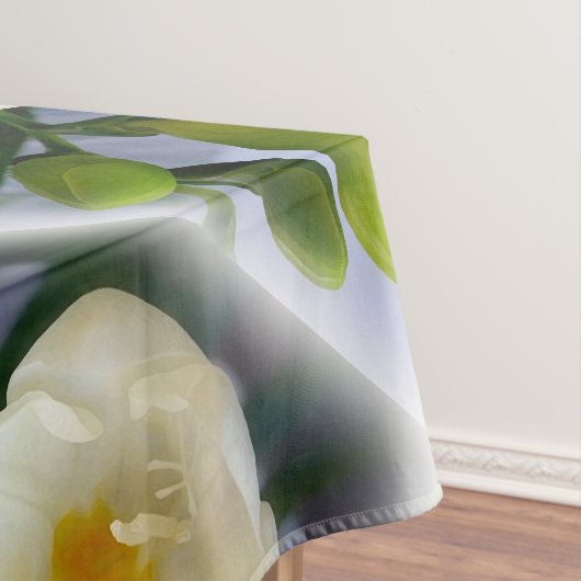 Weißgelbes Gefriermittel Tischdecke (Beispiel)