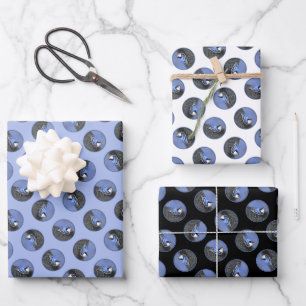 Weißgeröstete Nuthatch-Malerei Original Bird Ar Geschenkpapier Set