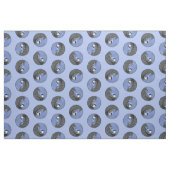 Weißgeröstete Nuthatch-Malerei Original Bird Ar Stoff (Fat Quarter (45,7 x 55,9 cm))