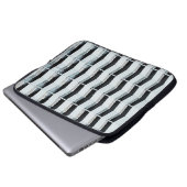 Weißgestrichenes Gebäude Laptopschutzhülle (Vorne Knopf)