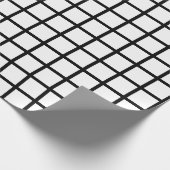 Weißgitter Geschenkpapier (Ecke)