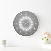 Weißglanz Große Wanduhr (Zuhause)