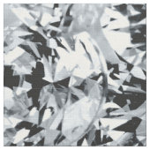 Weißglanzdiamanten Stoff (Nahaufnahme)