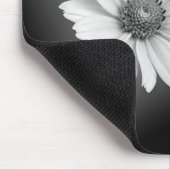 Weißglühender Kosmos auf schwarz Mousepad (Ecke)