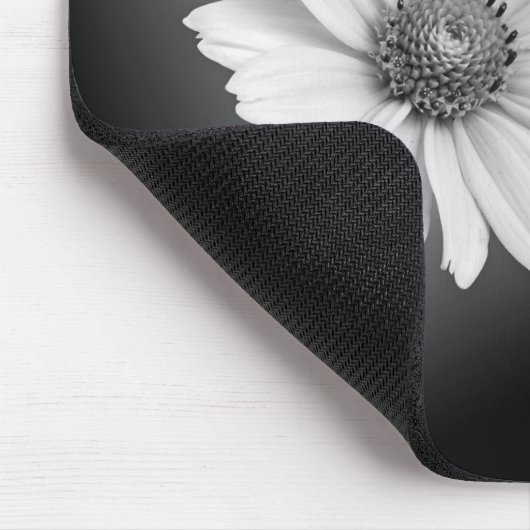 Weißglühender Kosmos auf schwarz Mousepad (Ecke)