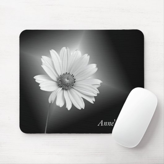 Weißglühender Kosmos auf schwarz Mousepad (Mit Mouse)