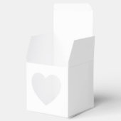 Weißgold-Schriftzeichen niedlich Geschenkschachtel (Geöffnet)