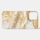 Weißgoldpinsel malte Textur. Case-Mate iPhone Hülle (Rückseite (Horizontal))