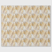 Weißgoldpinsel malte Textur. Geschenkpapier (Flach)