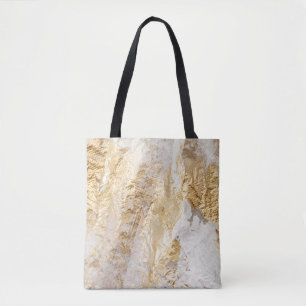 Weißgoldpinsel malte Textur. Tasche