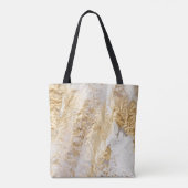 Weißgoldpinsel malte Textur. Tasche (Rückseite)