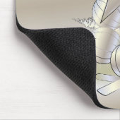 Weißgoldstrahlen Mousepad (Ecke)