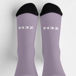 Weißgraue Zen-Premiumsocken Socken