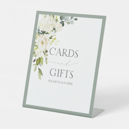 Weißgraues Brautparty Sockelschild (Vorderseite)