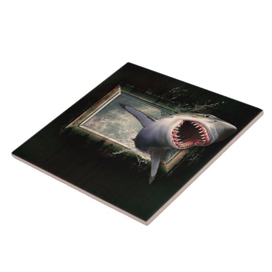 Weißhai Fliese (Seite)