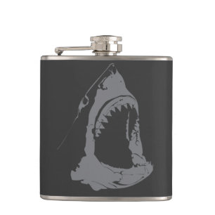 Weißhaie-Hüftkolben Flachmann