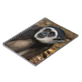 Weißhandgeschmack (Hylobates Lar), Monkeyland Notizblock (Linke Seite)