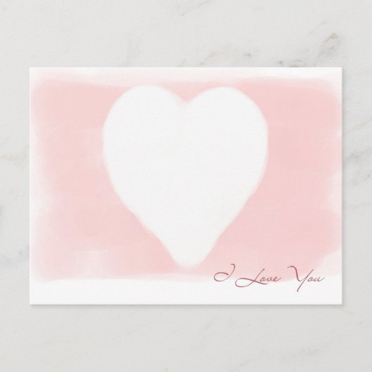 Weißherz Postkarte (Vorderseite)