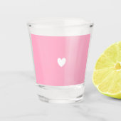 Weißherz Schnapsglas (Vorderseite)