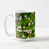 Weißholz Anemone Frühlingsblumen glücklich sein Kaffeetasse (Links)