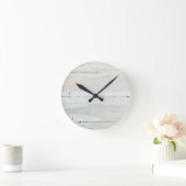 Weißholz Runde Wanduhr (Zuhause)