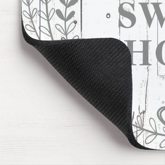 Weißholz Rustikales Shabby Chic Mousepad (Ecke)