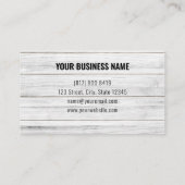 Weißholzkörner Beruflich Visitenkarte (Rückseite)