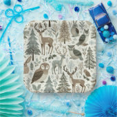 Weißholzplatten Pappteller (Party)