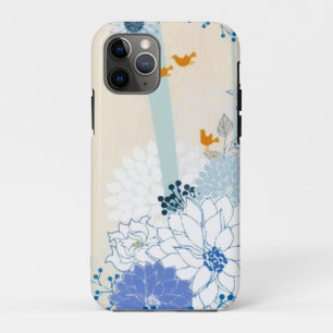 Weißholzwald Floral Bird Wasserfarbe Case-Mate iPhone Hülle