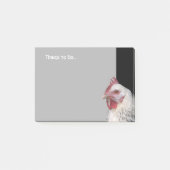 Weißhühner Post-it Klebezettel (Vorderseite)