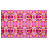 WEISSISCHE BLUME rosa Fuchsiengelb Stoff (Fat Quarter (45,7 x 55,9 cm))