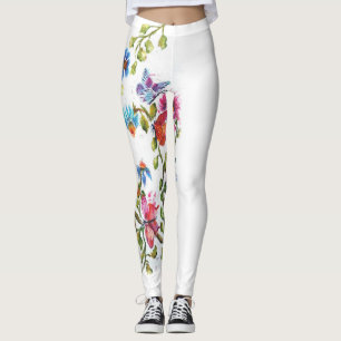 WEISSISCHE FLÖSSE MIT GELBEN LEGGINGS