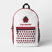 Weißkäfer Bedruckter Rucksack (Vorderseite)