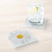 Weißkäfer Glasuntersetzer (Schrägansicht)