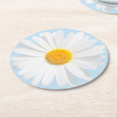 Weißkäfer Runder Pappuntersetzer (Angewinkelt)