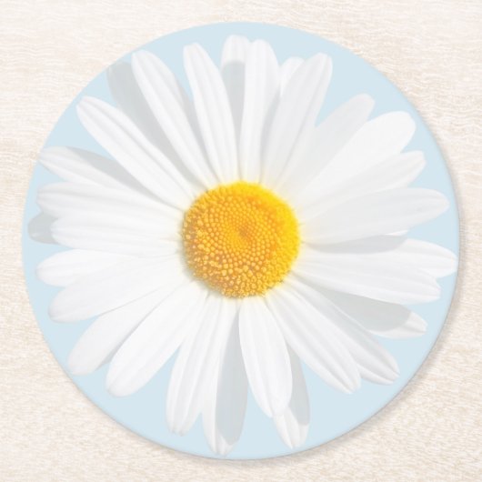 Weißkäfer Runder Pappuntersetzer (Vorderseite)