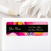 WEISSKALISCHE BLUME & BUTTERFLY-Blau-Rosa (Insitu)