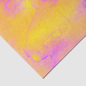 WEISSKALISCHE BLUME Gelb-Blau-Rosa Seidenpapier (Detail)