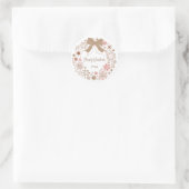 WEISSKALPINK-SCHNEELAKEN WREATCHCHRISTMAS STICKER (Tasche)