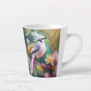 Weißkamm-Rotsteiß-Jay-Fantasievogel Milchtasse