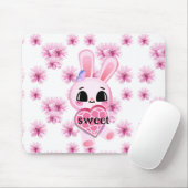 Weißkaninchen Mousepad (Mit Mouse)