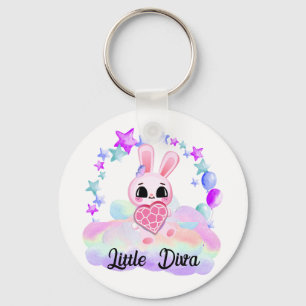 Weißkaninchen Schlüsselanhänger