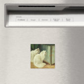 Weißkatzen sehen Goldfish zu Magnet (In Situ (Geschirrspüler))
