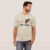 Weißkessel oder schwarzer Kessel T-Shirt (Vorne ganz)