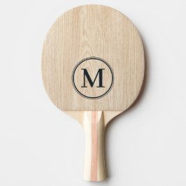 Weißkiefer-Monogramm Tischtennis Schläger