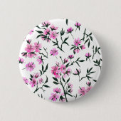 Weißkirschblüte Button (Vorderseite)