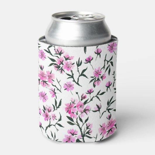 Weißkirschblüte Dosenkühler (Kanne Vorderseite)
